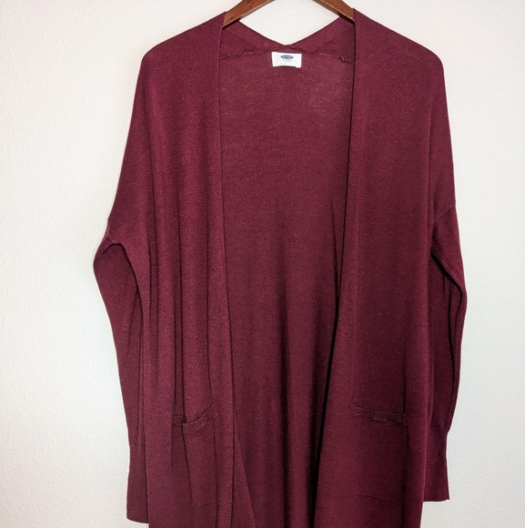 Old Navy Maroon Cardigan - Picture 12 of 13